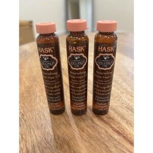 3 Hask Monoi Coconut Nourishing Shine Hair Oil 18ml/5/8 fl oz